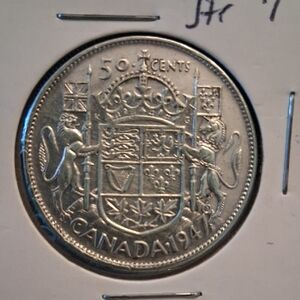 1947 Canadian Fifty Cent Piece
